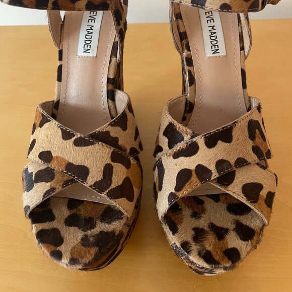 Steve Madden Leopard Wedges - Picture 5 of 16